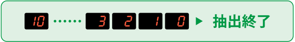 抽出終了までカウントダウン表示|給茶機レンタル・コーヒー・お茶の【ほっとカフェファクトリー】