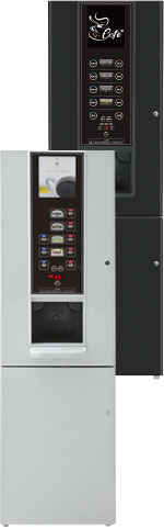 コーヒー&パウダータイプ給茶機